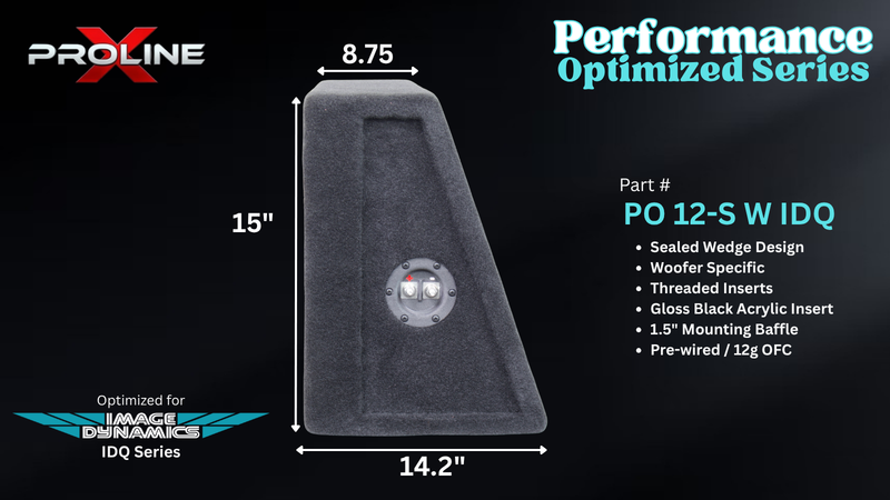 Performance Optimized Wedge Sealed 12" Enclosure | Image Dynamics IDQ 12