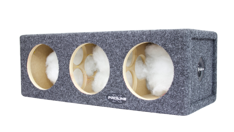 Proline X P8T-S | Triple 8" Sealed Subwoofer Enclosure | V3
