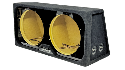Proline X PO15D-S W | Dual 15" Sealed Wedge Subwoofer Enclosure | Built for ResoNix GUS-15