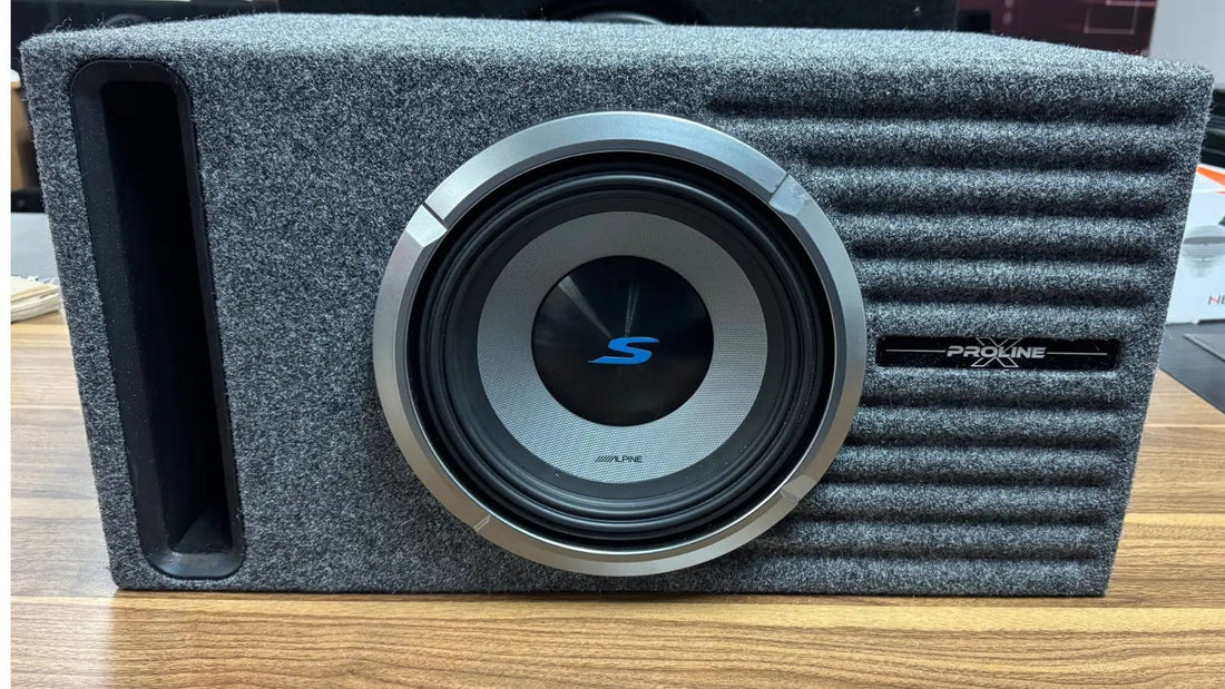 Alpine 10" Ported Subwoofer System | Previous Display - Proline X Enclosed Subwoofer for car audio systems