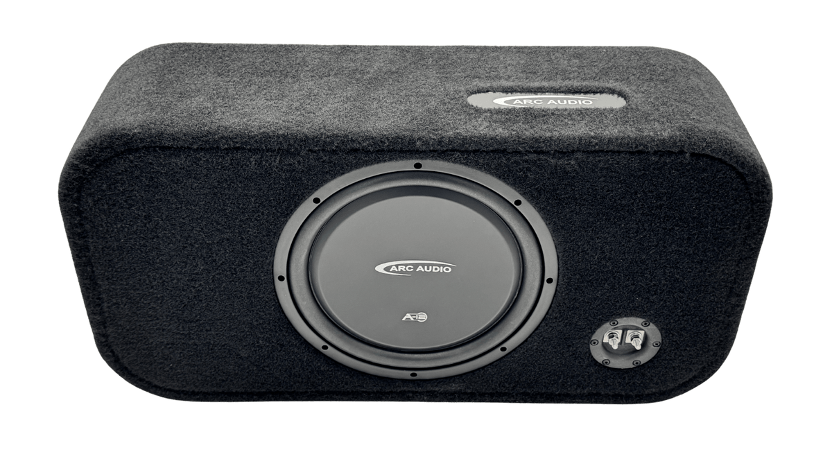 ARC AUDIO 10インチ　ウーファー ボックス付き 本体 Arc Audio A10 Loaded Subwoofer Box | Shallow Sealed Enclosure