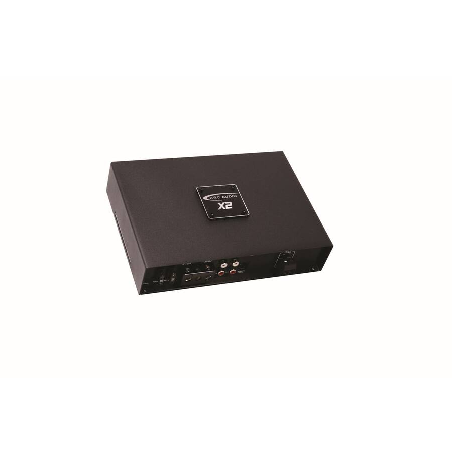 Black electronic device with 'X2' branding on a white background
