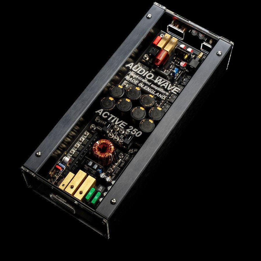 Audiowave Active 250 Full - Range Monoblock Amplifier - Audiowave Amplifier for car audio systems