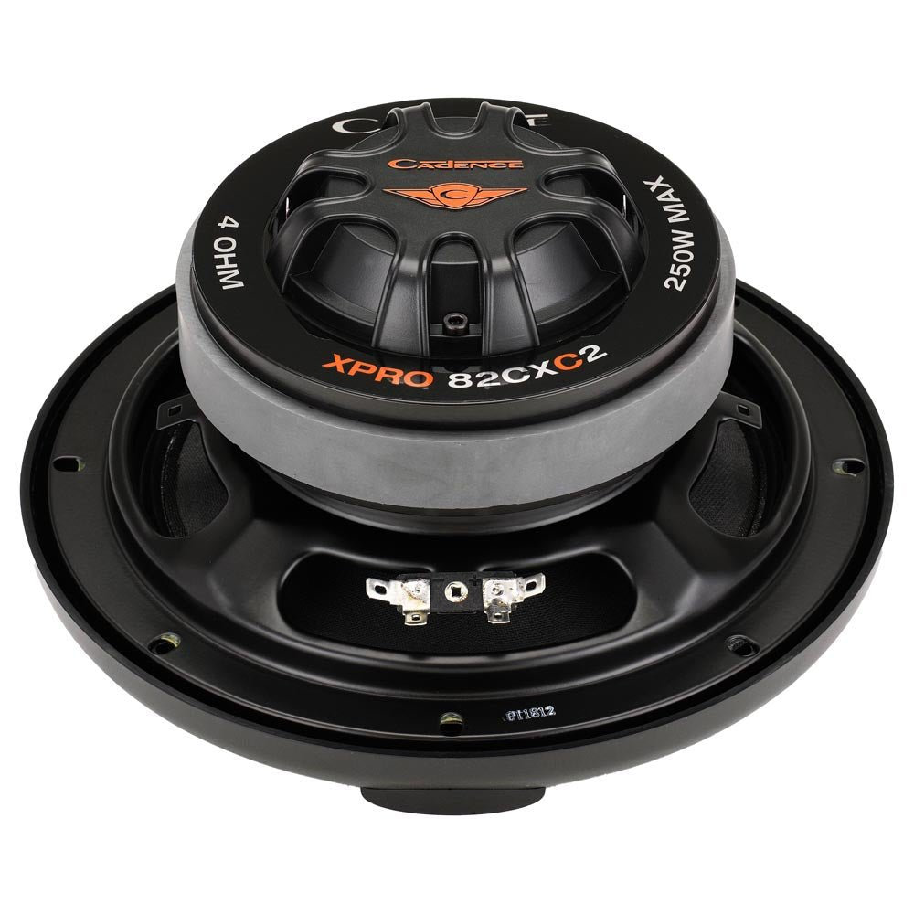Car speaker with brand logo on a white background