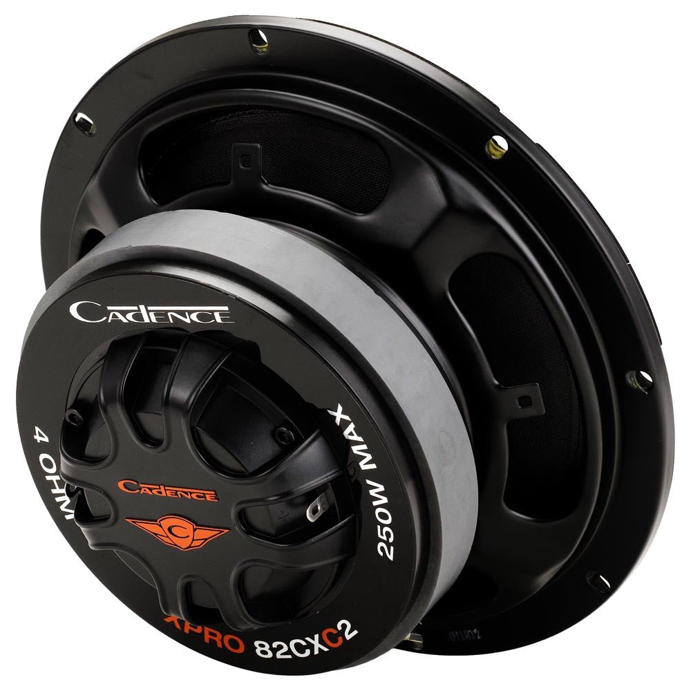 Cadence car speaker with visible branding on a white background