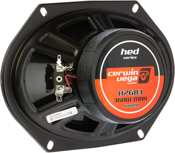 Cerwin Vega H7683 - HED Series 6"x8" 3-Way Coaxial Speakers Cerwin Vega