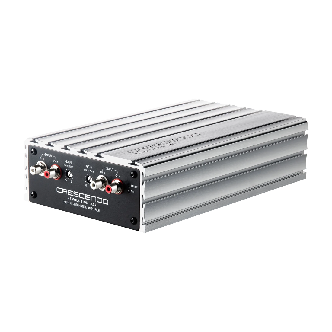 Crescendo amplifier on a white background