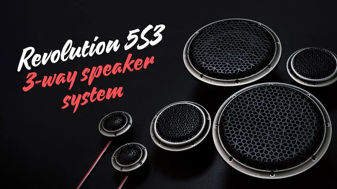 Crescendo Revolution 5S3 3 - way speaker system - Crescendo Component Set for car audio systems