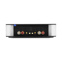 Audio equipment with connectors on a white background