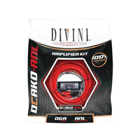 Divini DCAK0-ANL 1/0 gauge amplifier kit package, 100% OFC copper