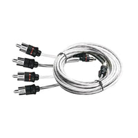 Divini twisted pair RCA cable ends with nickel plated tips and molded ABS connectors
