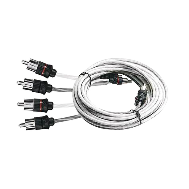 Divini twisted pair RCA cable ends with nickel plated tips and molded ABS connectors