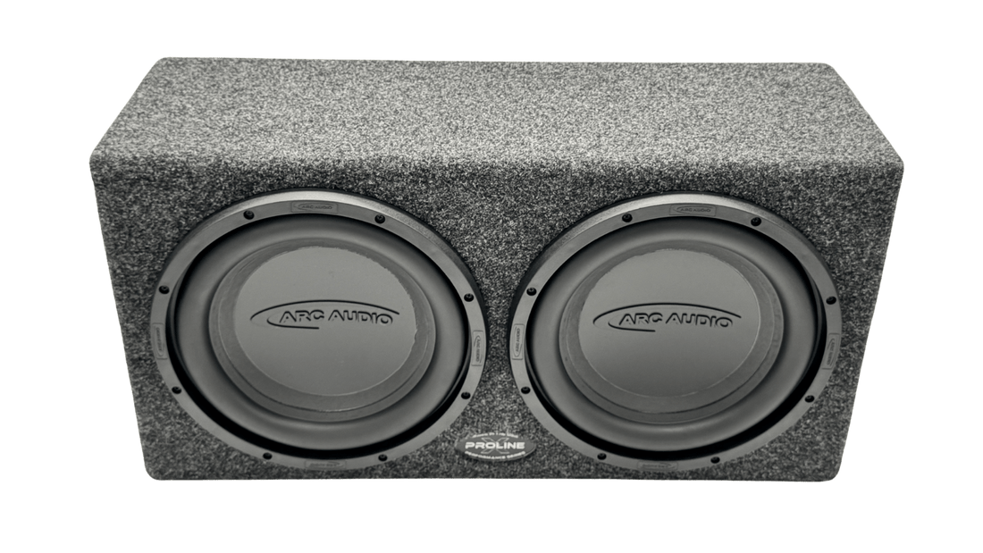 Dual Arc Audio X2 12 + Matching Proline X Enclosure | Bundle, Box 50% Off - Proline X Subwoofer Enclosures for car audio systems