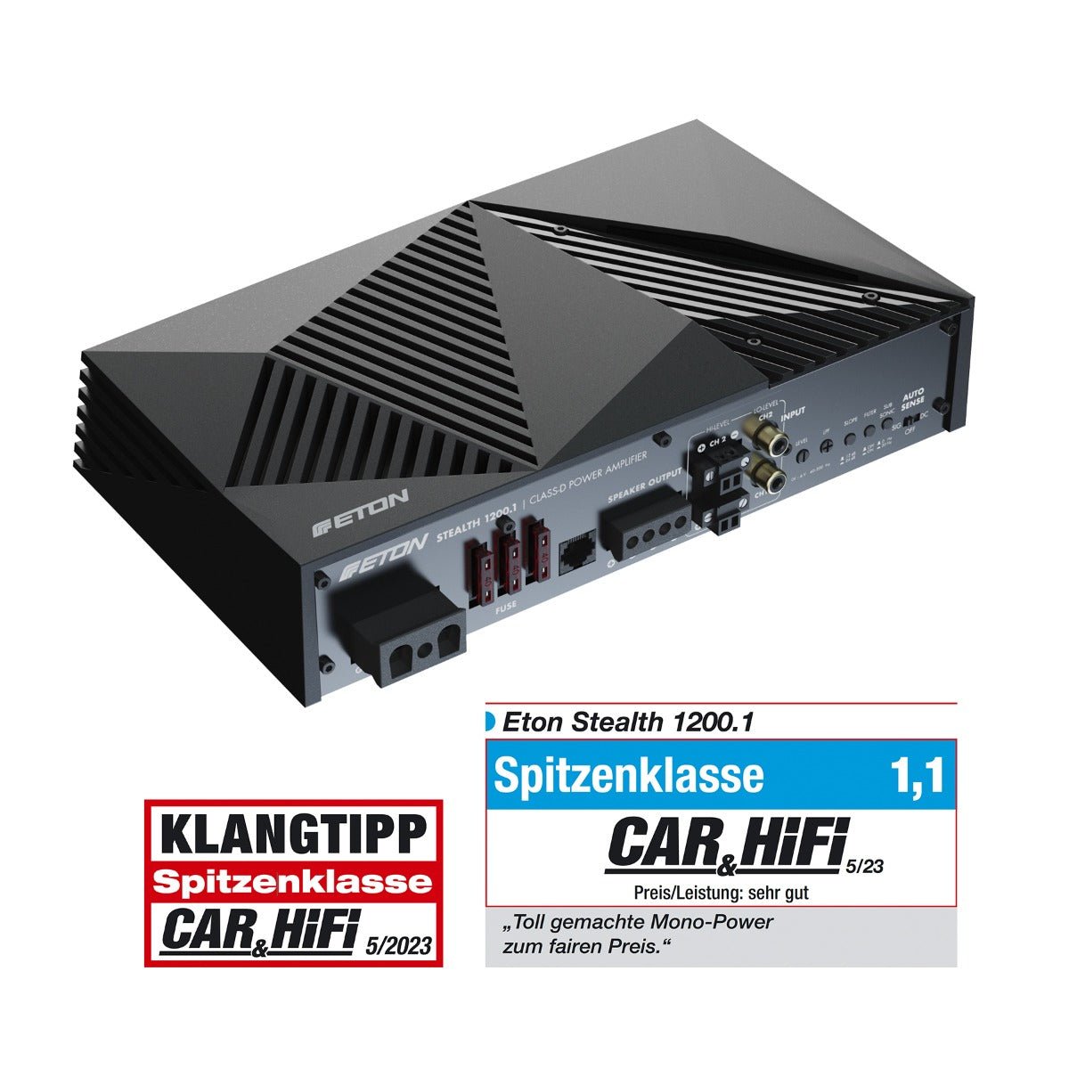 Eton STEALTH 1200.1 Advanced Class - D monoblock amplifier - Previous Demo|Eton|Audio Intensity