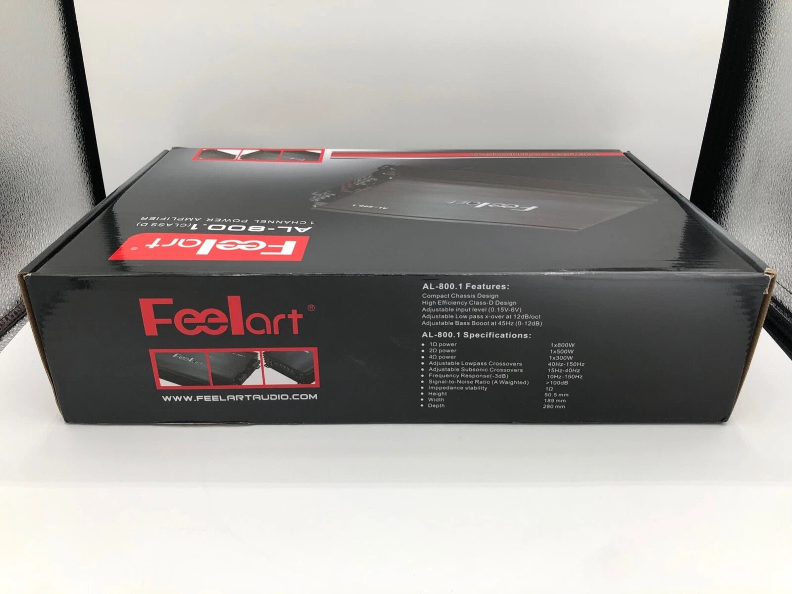 Feelart AL-800.1 Compact Class-D Monoblock Car Amplifier Feelart