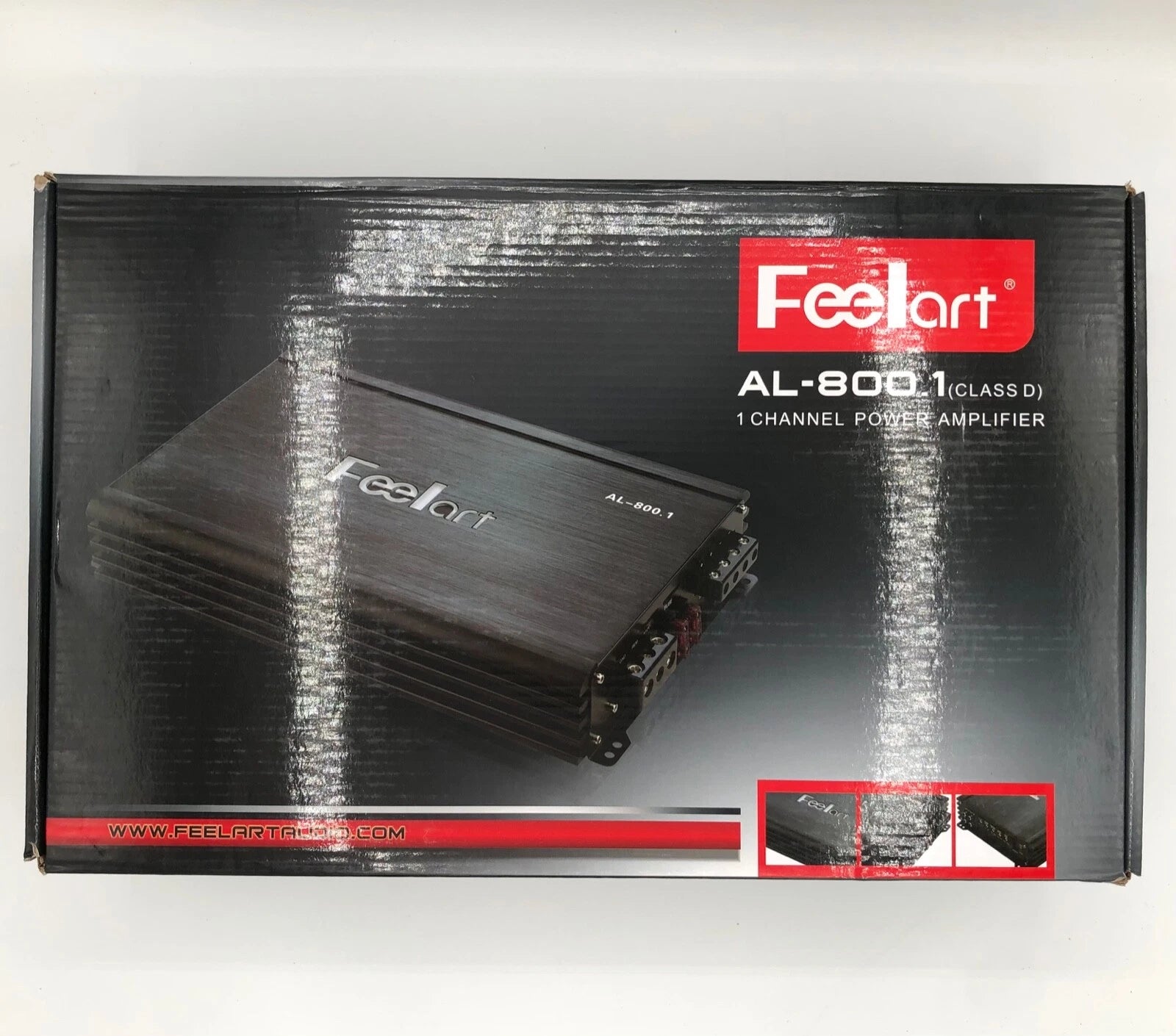 Feelart AL-800.1 Compact Class-D Monoblock Car Amplifier Feelart