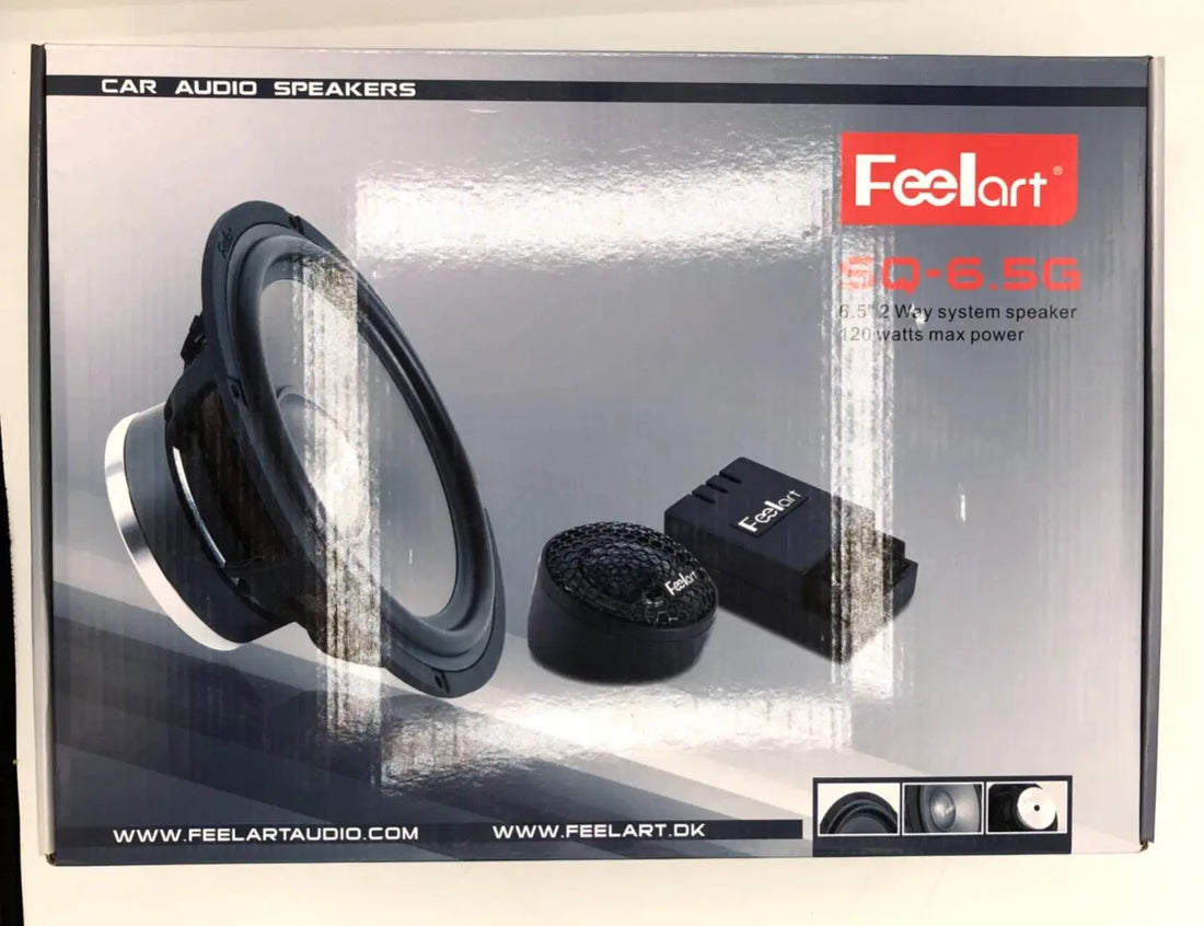 Feelart SQ - 6.5G 6.5" 2 - Way Car Speaker System | Audio Intensity - Feelart Component Set for car audio systems