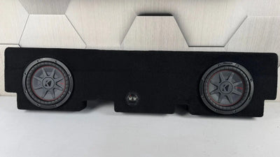 Ford F - 150/F - 250 Dual 10-inch Subwoofer Enclosure – Loaded with Kicker CompRT 10s