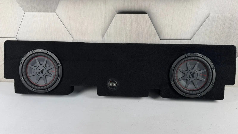 Ford F - 150/F - 250 Dual 10" Subwoofer Enclosure – Loaded with Kicker CompRT 10s|Proline X|Audio Intensity