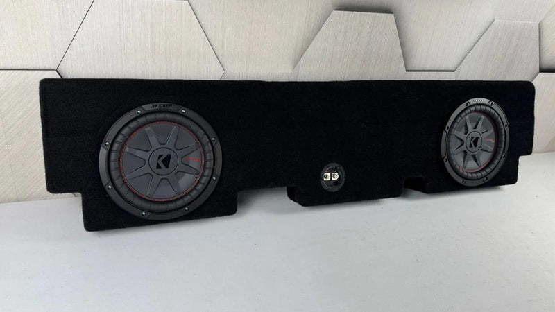 Ford F - 150/F - 250 Dual 10" Subwoofer Enclosure – Loaded with Kicker CompRT 10s|Proline X|Audio Intensity