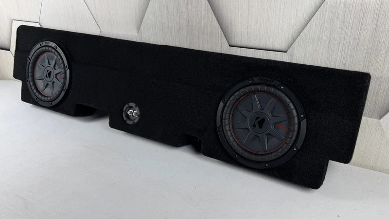 Ford F - 150/F - 250 Dual 10" Subwoofer Enclosure – Loaded with Kicker CompRT 10s|Proline X|Audio Intensity