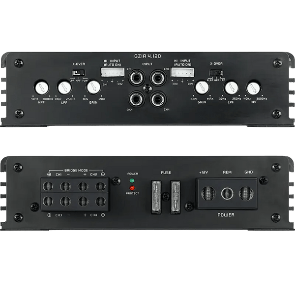 Ground Zero GZIA 4.120 4-Channel High Quality Class A/B Amplifier - alternate view