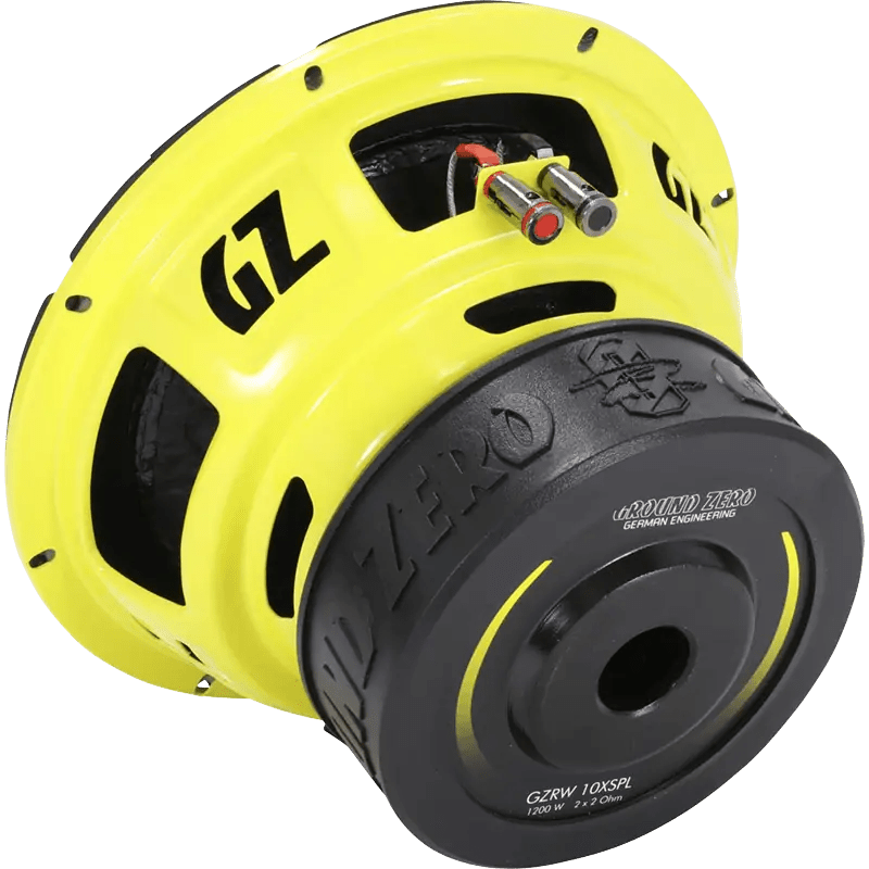 Ground Zero GZRW 10XSPL 10 inch Subwoofer - Dual 2 ohm - Ground Zero Subwoofer for car audio systems