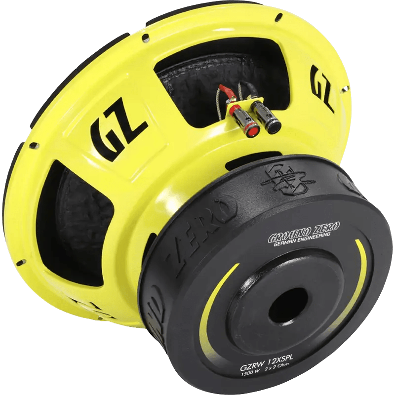 Ground Zero GZRW 12XSPL Dual 2 ohm 12 inch Subwoofer Ground Zero