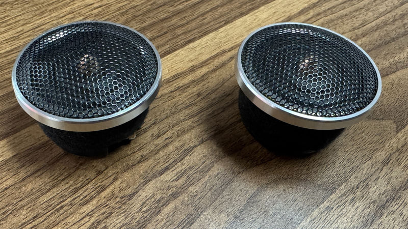 Hybrid Audio Legatia X1 Tweeters - Silver | Previous Display - Hybrid Audio Technologies Tweeter for car audio systems