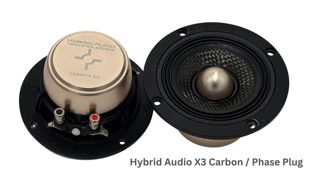 Hybrid Audio Legatia X3 3" Fullrange Driver - Pair (Previous Display) - Hybrid Audio Technologies Midrange for car audio systems