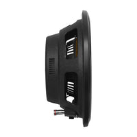Side profile of the JBL Club 102SL showing its 3-1/4 inch shallow depth and vented steel basket