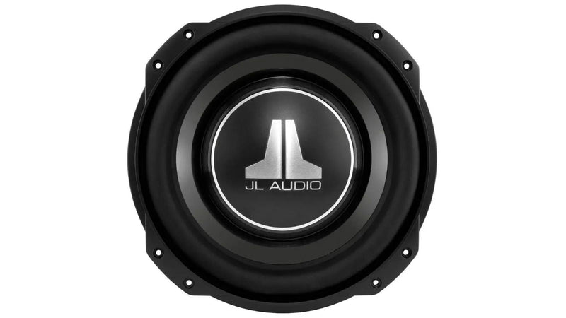 JL Audio subwoofer on a white background