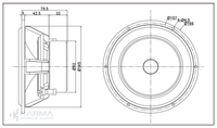 Karma Mobile Audio Allure 6 Midbass | 6.5" SQ Midbass Pair