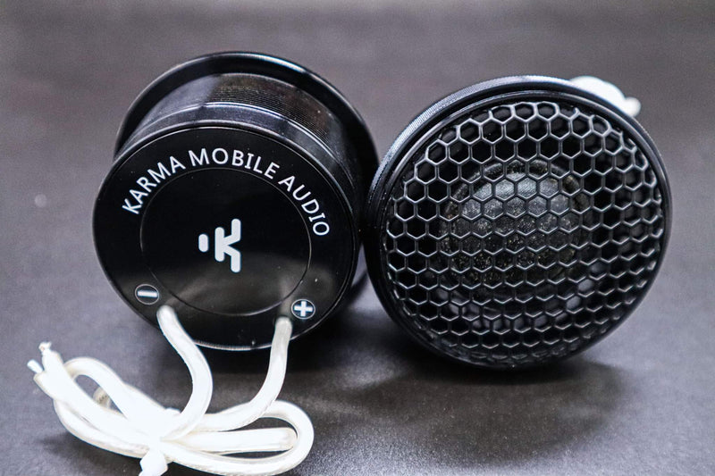 Karma Mobile Audio Allure 1 Tweeter | 1" SQ Tweeter Pair - Karma Tweeter for car audio systems