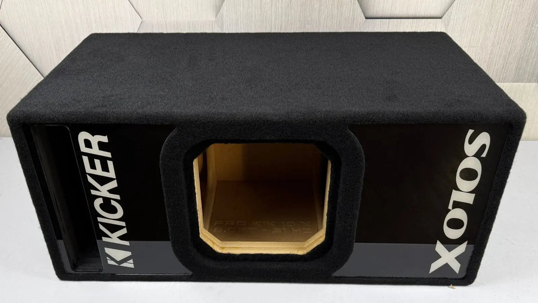 Kicker Solo X 10" Subwoofer Box - Professional Series Enclosure for Compact High - Performance Bass|Proline X|Audio Intensity