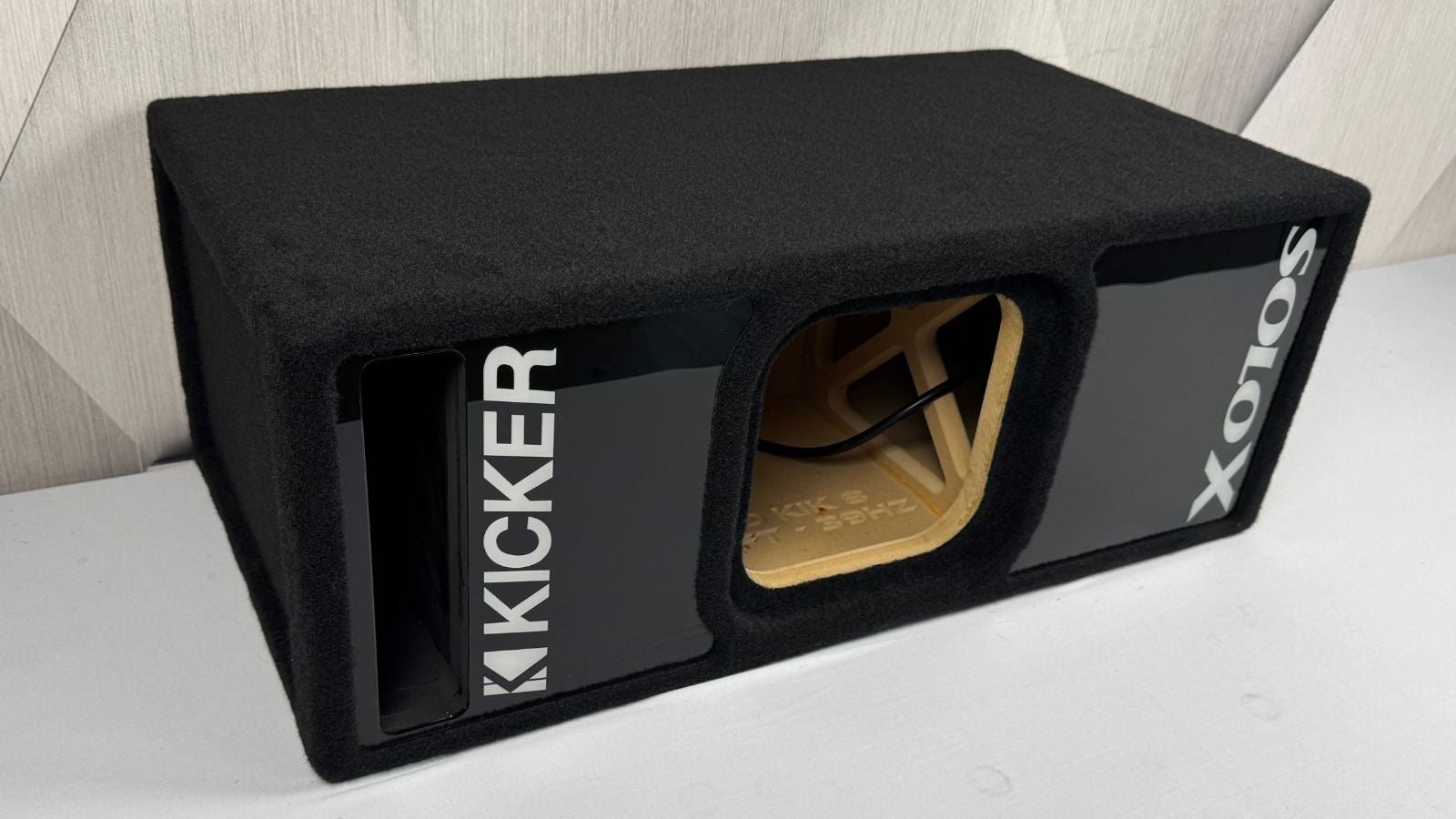 Kicker Solo X 8" Subwoofer Box - Professional Series Enclosure - Proline X Subwoofer Enclosures for car audio systems