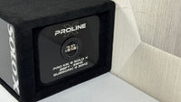 Kicker Solo X 8" Subwoofer Box - Professional Series Enclosure - Proline X Subwoofer Enclosures for car audio systems
