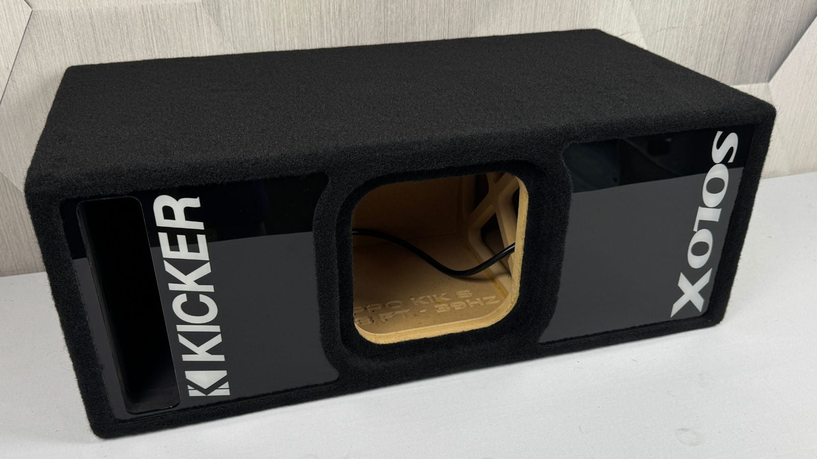 Kicker Solo X 8" Subwoofer Box - Professional Series Enclosure - Proline X Subwoofer Enclosures for car audio systems