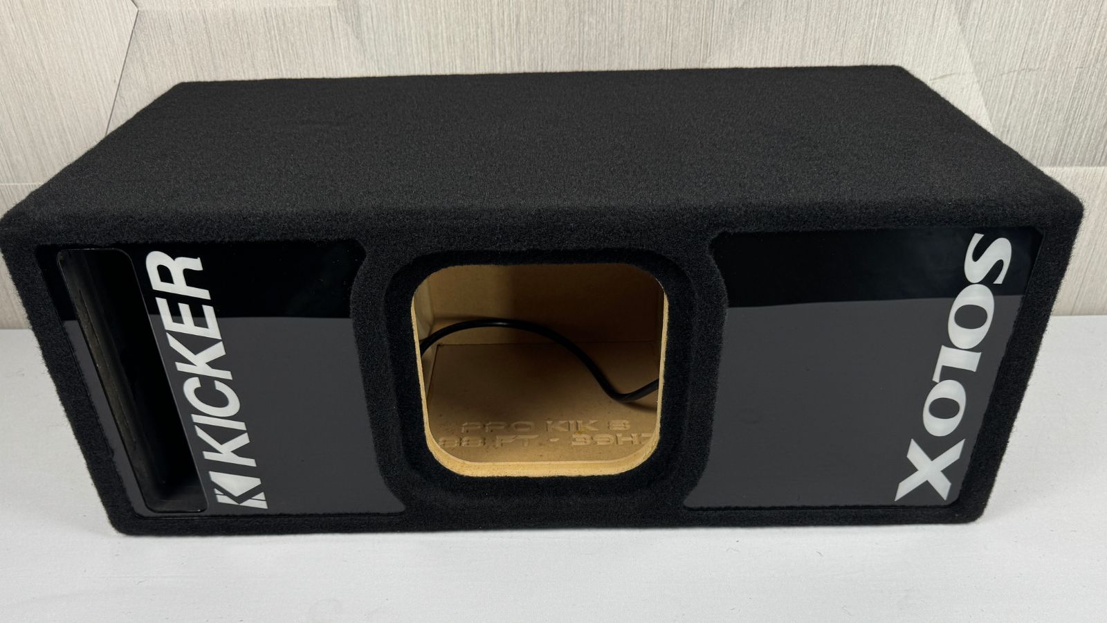 Kicker Solo X 8" Subwoofer Box - Professional Series Enclosure - Proline X Subwoofer Enclosures for car audio systems