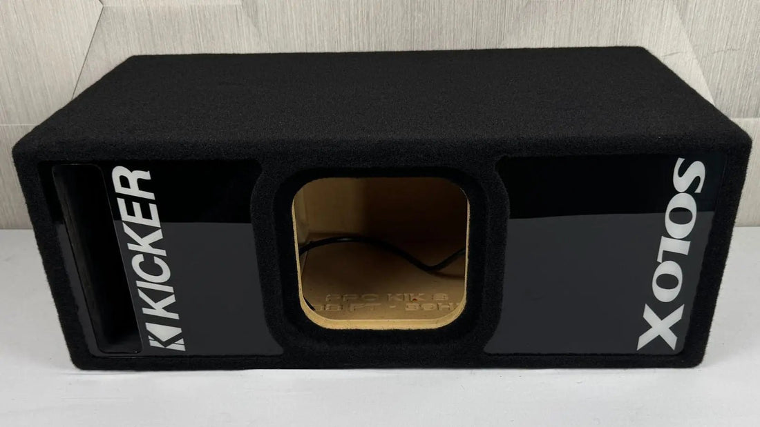 Kicker Solo X 8" Subwoofer Box - Professional Series Enclosure - Proline X Subwoofer Enclosures for car audio systems