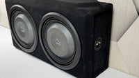 Loaded Dual Wavtech thinPRO12 Subwoofers - Proline - X Micro Series Sealed Enclosure|Audio Intensity|Audio Intensity