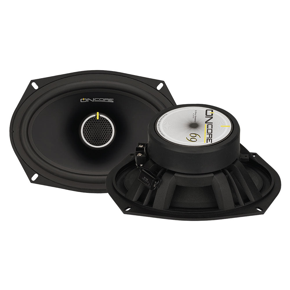 Oncore ON69 6″ x 9″ 2 - Way Coaxial Car Audio Speakers | 125W RMS (Pair) - Oncore Coaxial System for car audio systems