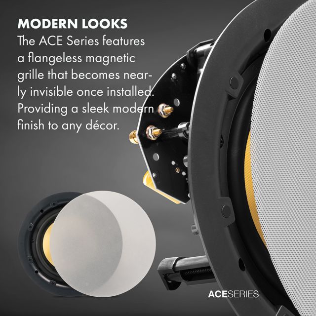 OSD ACE870 8" Angled Trimless LCR In-Ceiling Speaker (Single) OSD
