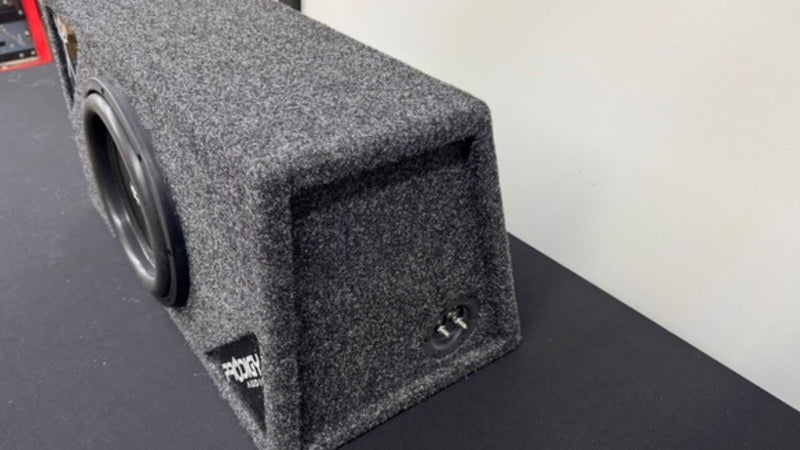 Performance Optimized Wedge Style Ported 10 inch Subwoofer Enclosure | Prodigy NB2 10 - Proline X Subwoofer Enclosures for car audio systems