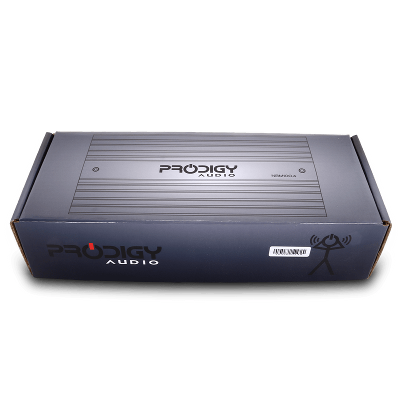 Prodigy Audio 600 Watt 4 Channel Amplifier | NBM100.4 - Prodigy Amplifier for car audio systems