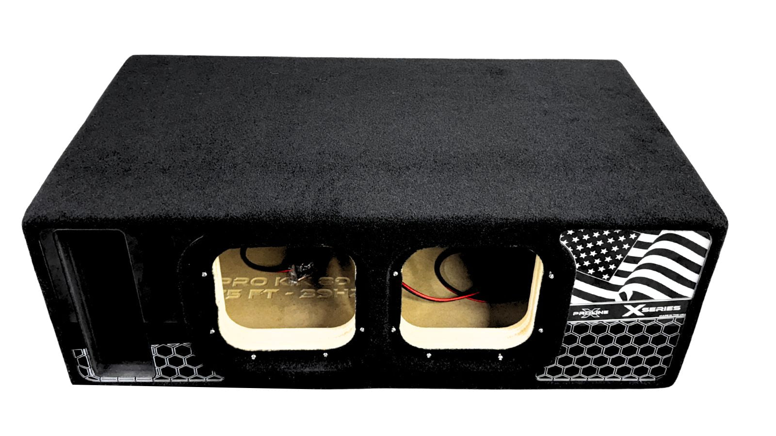 Proline X Enclosure | X Series | Fits Kicker Solo X 8" Subwoofer | Dual - Proline X Subwoofer Enclosures for car audio systems