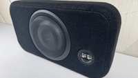 Proline - X Micro Series M10 - S WAV Loaded | Wavtech thinPRO 10 Subwoofer + Sealed Enclosure - Proline X Enclosed Subwoofer for car audio systems