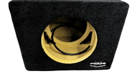Car subwoofer enclosure with Proline branding on a white background