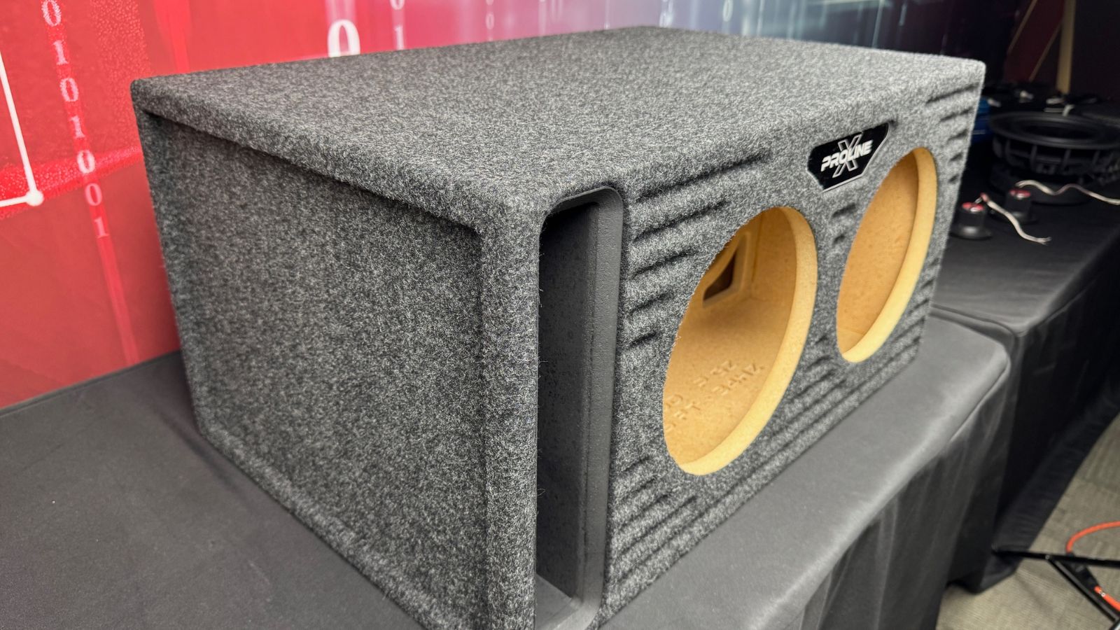 Proline X Performance Optimized Dual 10 inch Ported Box - Proline X Subwoofer Enclosures for car audio systems