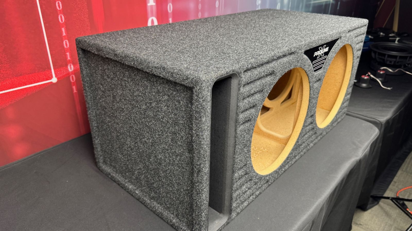Proline X Performance Optimized Dual 12 inch Ported Box - Proline X Subwoofer Enclosures for car audio systems